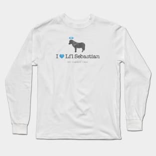 I Heart Li'l Sebastian (Gray) Long Sleeve T-Shirt